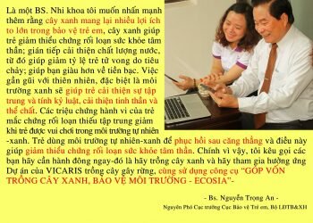 NHỮNG CHIA SẺ CỦA BS. NGUYỄN TRỌNG AN – CỐ VẤN CHƯƠNG TRÌNH “VICARIS – ECOSIA – GREEN FOREVER”