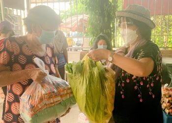 Vicaris trao tặng 200 kg rau và 50 phần thực phẩm cho bà con quận Bình Thạnh và huyện Hóc Môn