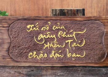 BẢNG GỖ ĐIÊU KHẮC CHỮ THƯ PHÁP